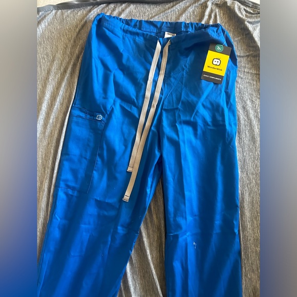 WonderWink Royal Blue Scrub Pants - Picture 1 of 3